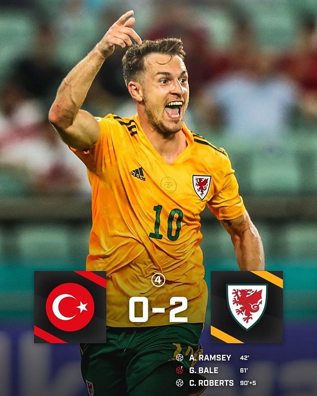 欧洲杯：土耳其力克威尔士获得胜利